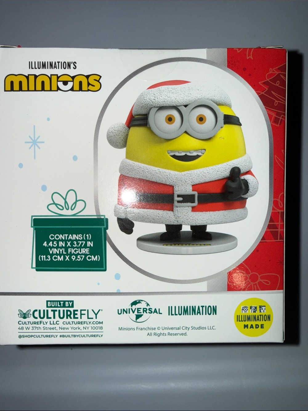 Otto Vinyl Figure - Yellow & Red Santa Outfit - Picture 3 of 5
